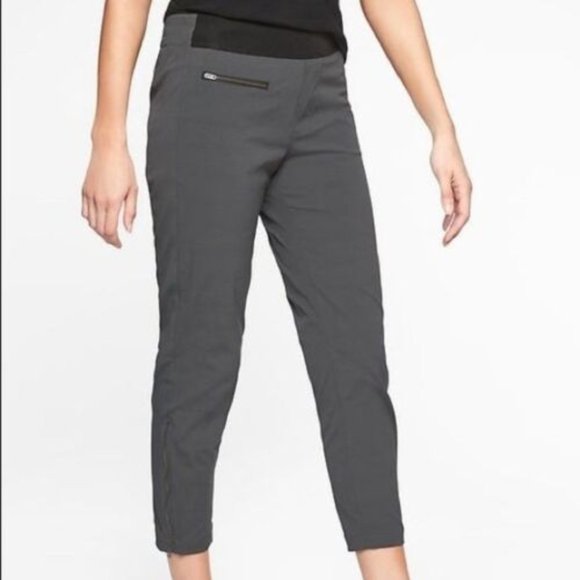 Athleta Pants & Jumpsuits Athleta Black Mod Trekkie Crop Zip Ankle